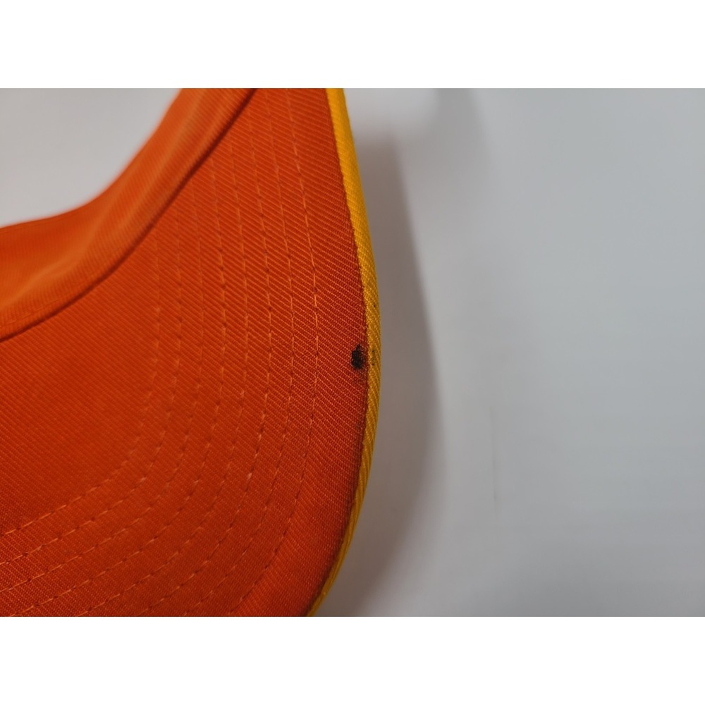 Nike Air Sun Golf Visor Adjustable Hat Cap Polyester Swoosh Dad Men Women Orange - Picture 14 of 16